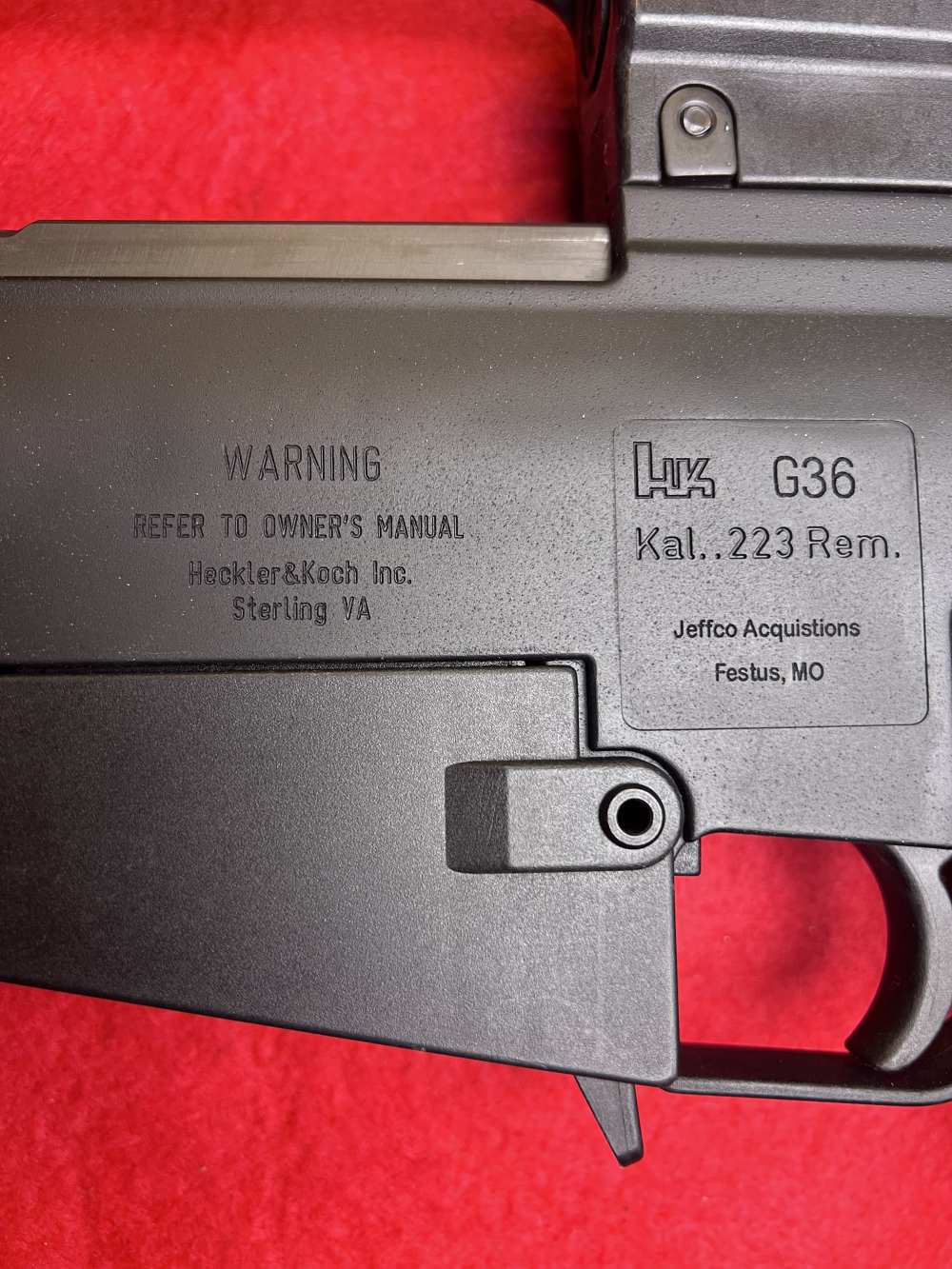 Heckler and Koch G36K G36 223 5.56. SBR Semi Auto HK G 36 Folding stock -img-3