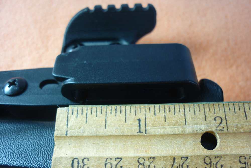 Glock 43X IWB Minimal Holster BLK RH -img-3