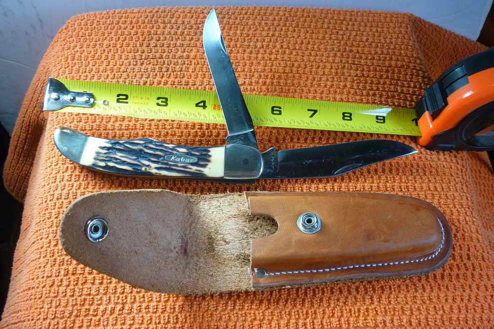 KABAR classic Folder with sheath  -img-1