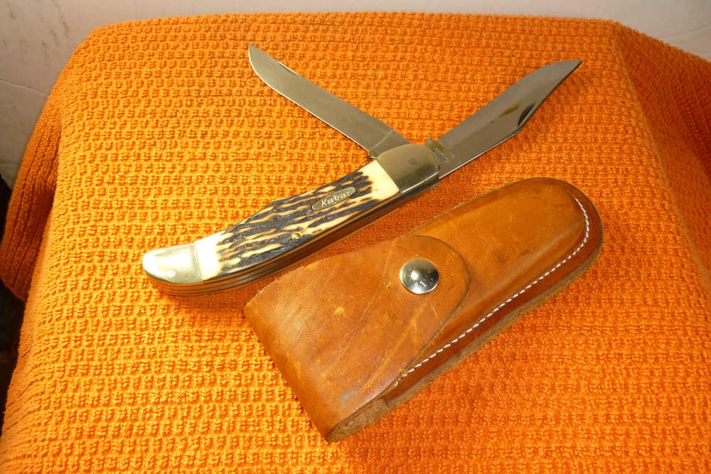 KABAR classic Folder with sheath  -img-0