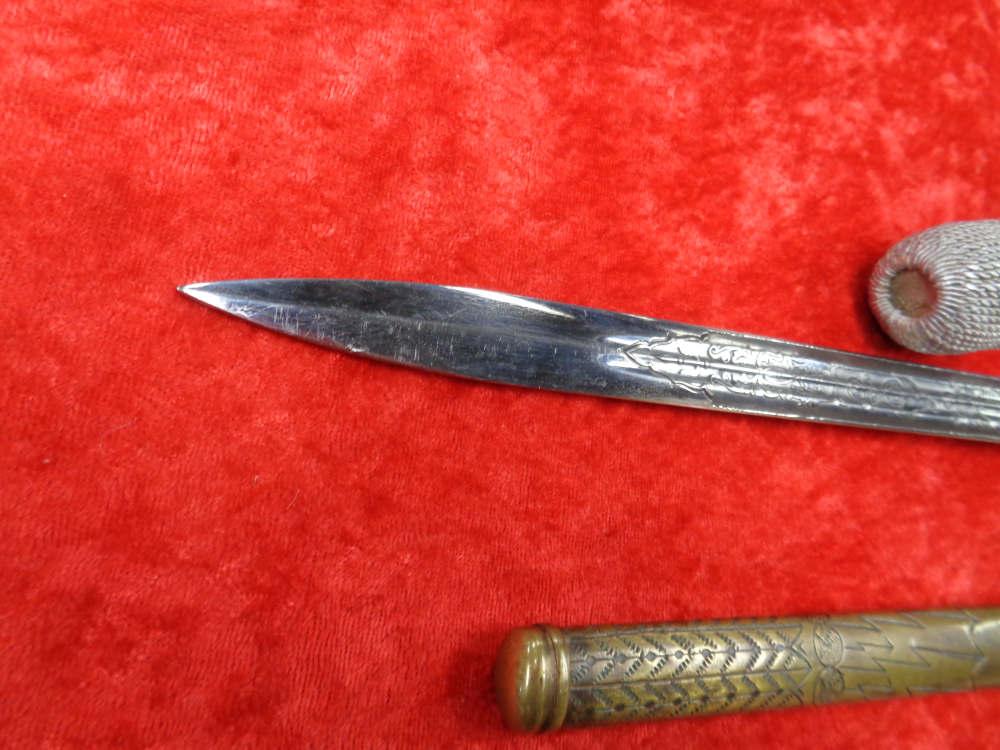 WKC Kriegsmarine Officers Dagger 1938 WWII 3rd Reich German Navy Dirk TRADE-img-17
