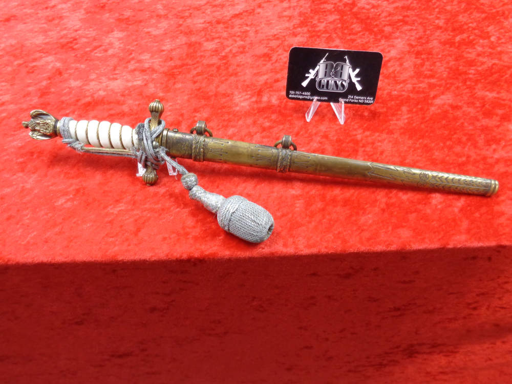 WKC Kriegsmarine Officers Dagger 1938 WWII 3rd Reich German Navy Dirk TRADE-img-0