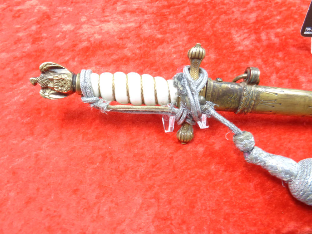 WKC Kriegsmarine Officers Dagger 1938 WWII 3rd Reich German Navy Dirk TRADE-img-2