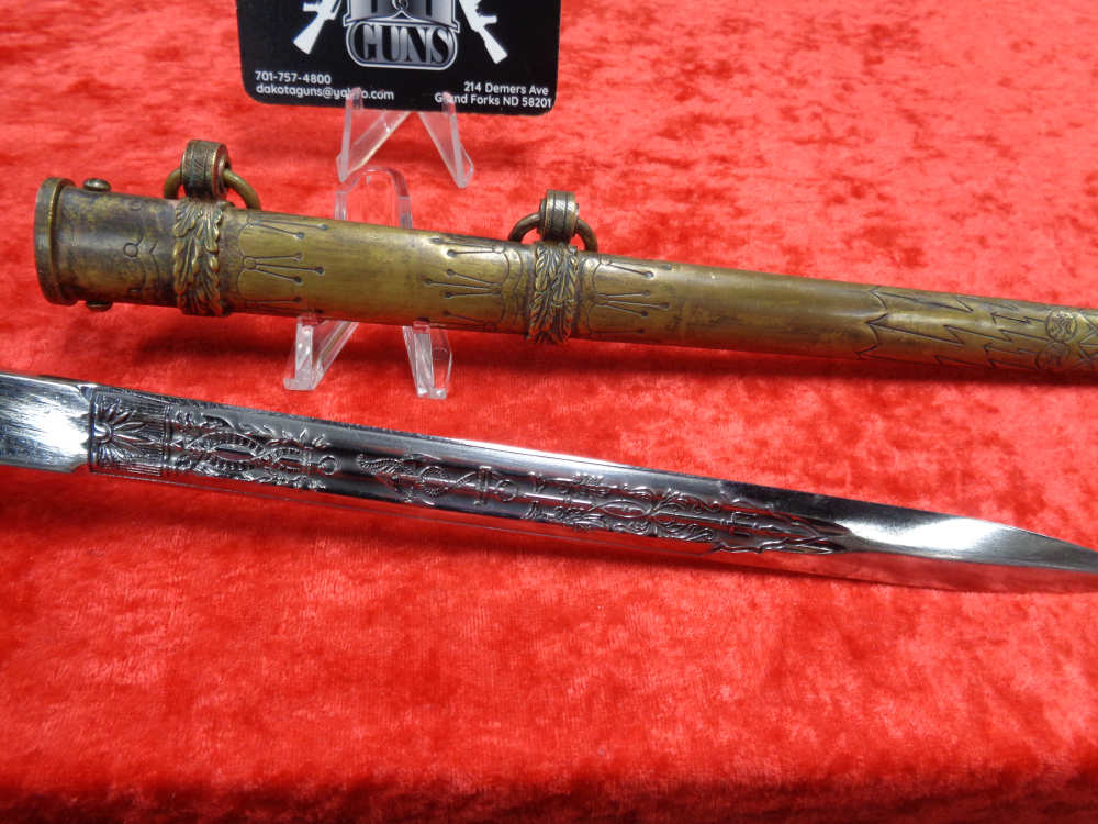 WKC Kriegsmarine Officers Dagger 1938 WWII 3rd Reich German Navy Dirk TRADE-img-26