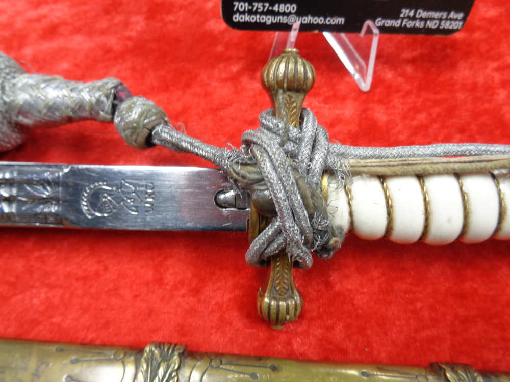 WKC Kriegsmarine Officers Dagger 1938 WWII 3rd Reich German Navy Dirk TRADE-img-15