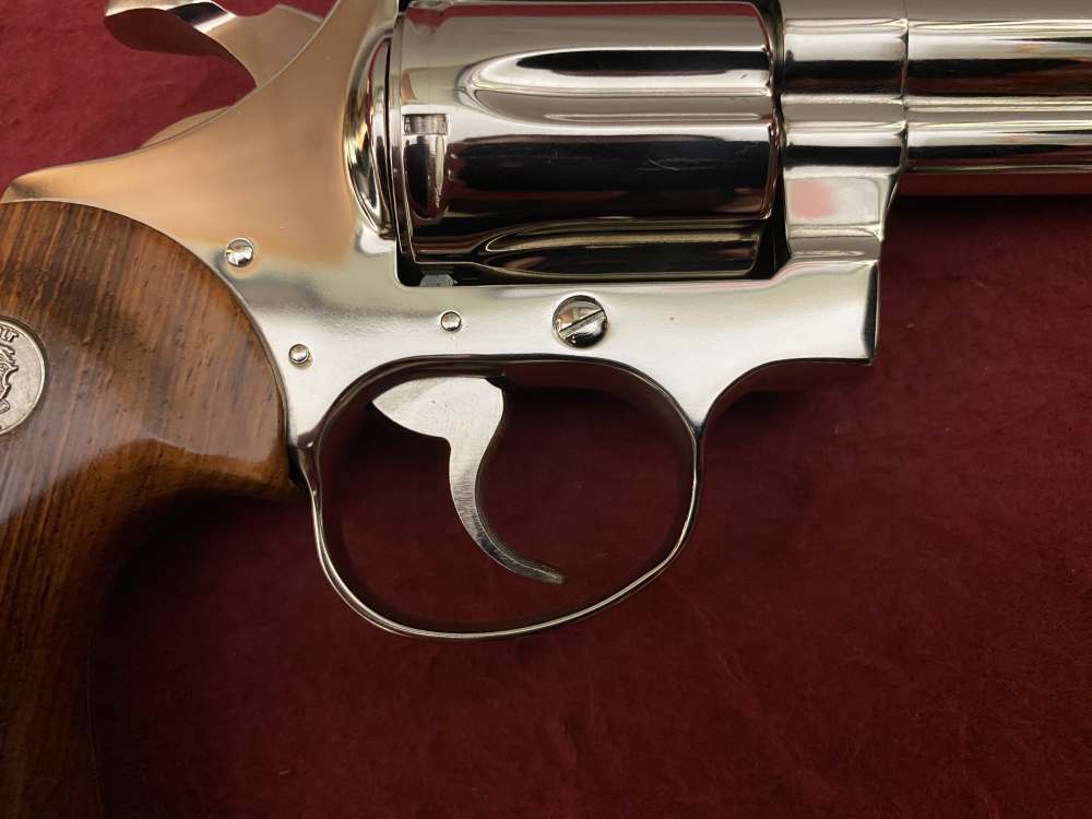 Ultra Rare Bank of Findlay Cased Set Nickel 6" Colt Python and Diamondback -img-12