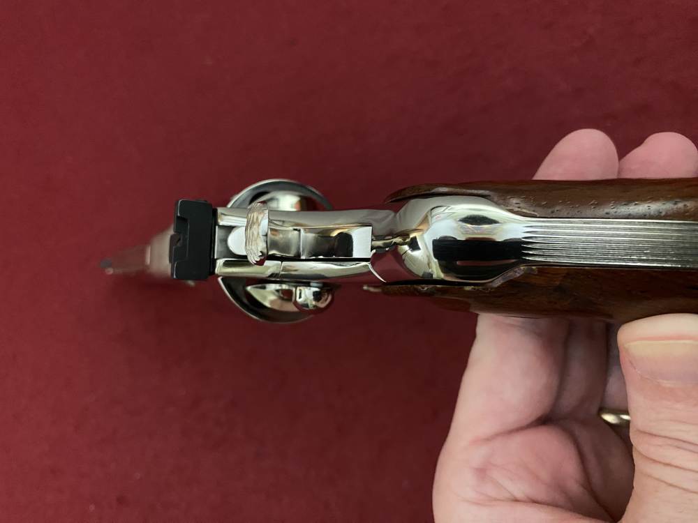Ultra Rare Bank of Findlay Cased Set Nickel 6" Colt Python and Diamondback -img-149
