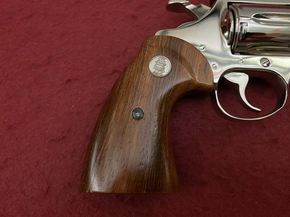Ultra Rare Bank of Findlay Cased Set Nickel 6" Colt Python and Diamondback -img-7