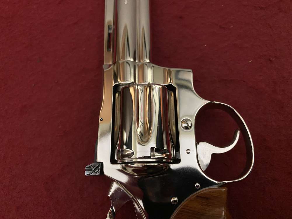 Ultra Rare Bank of Findlay Cased Set Nickel 6" Colt Python and Diamondback -img-34