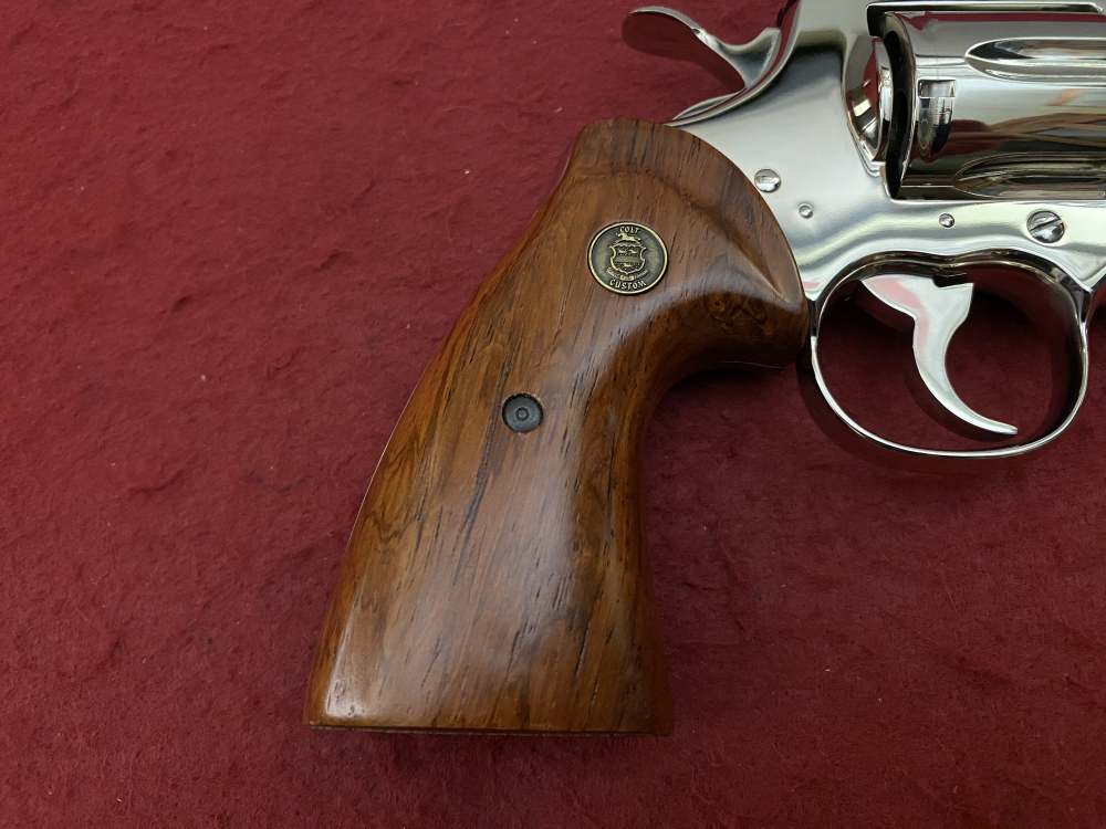 Ultra Rare Bank of Findlay Cased Set Nickel 6" Colt Python and Diamondback -img-95