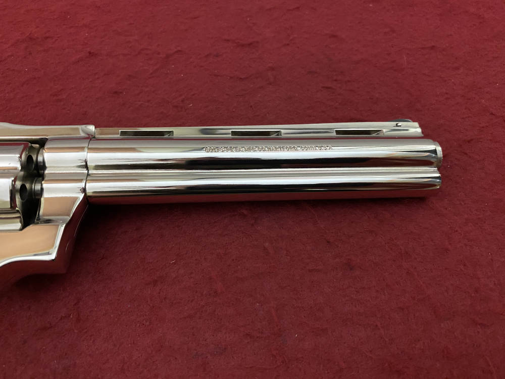 Ultra Rare Bank of Findlay Cased Set Nickel 6" Colt Python and Diamondback -img-30