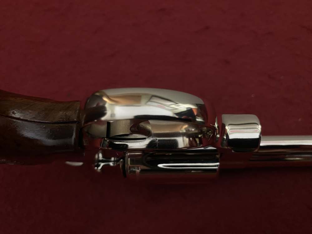 Ultra Rare Bank of Findlay Cased Set Nickel 6" Colt Python and Diamondback -img-65
