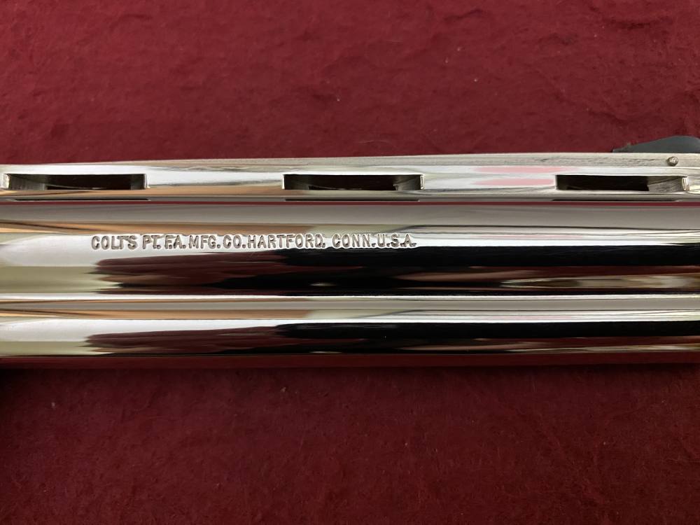 Ultra Rare Bank of Findlay Cased Set Nickel 6" Colt Python and Diamondback -img-113