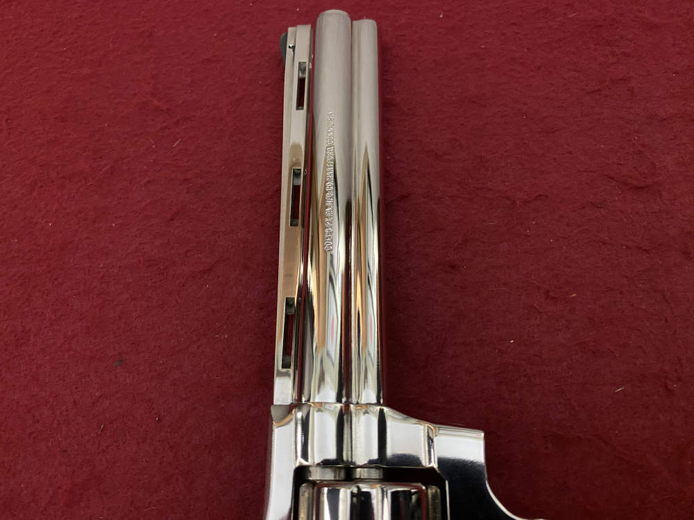 Ultra Rare Bank of Findlay Cased Set Nickel 6" Colt Python and Diamondback -img-35