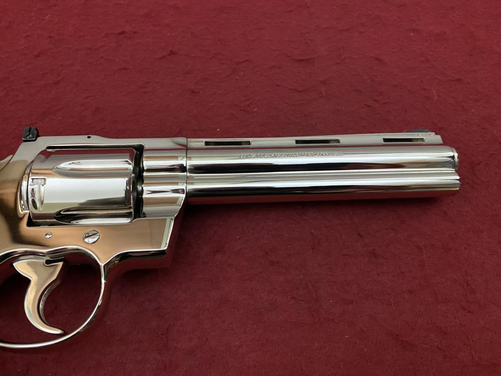 Ultra Rare Bank of Findlay Cased Set Nickel 6" Colt Python and Diamondback -img-117
