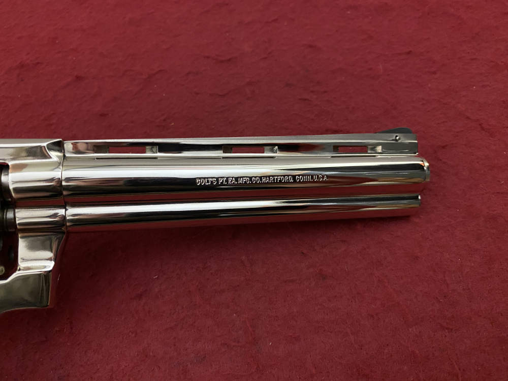 Ultra Rare Bank of Findlay Cased Set Nickel 6" Colt Python and Diamondback -img-32
