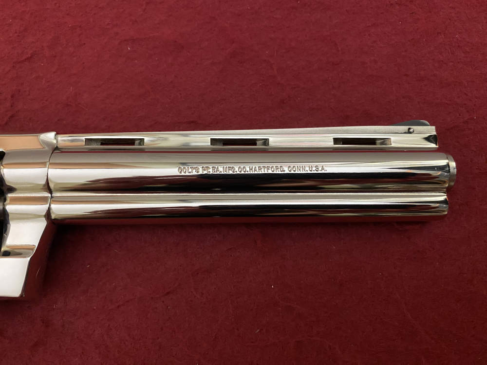 Ultra Rare Bank of Findlay Cased Set Nickel 6" Colt Python and Diamondback -img-22