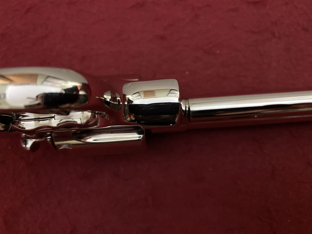 Ultra Rare Bank of Findlay Cased Set Nickel 6" Colt Python and Diamondback -img-153