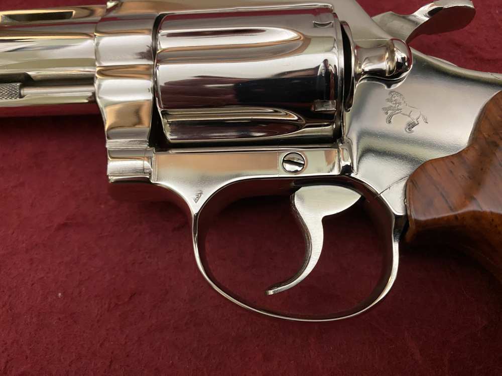 Ultra Rare Bank of Findlay Cased Set Nickel 6" Colt Python and Diamondback -img-50