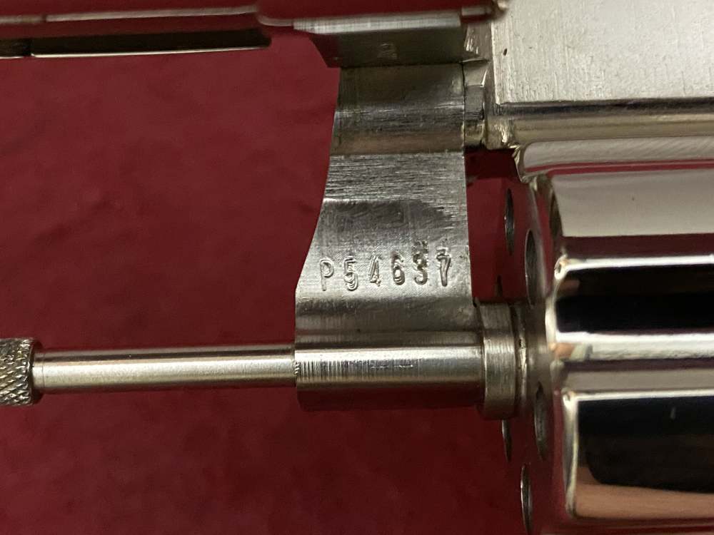Ultra Rare Bank of Findlay Cased Set Nickel 6" Colt Python and Diamondback -img-90