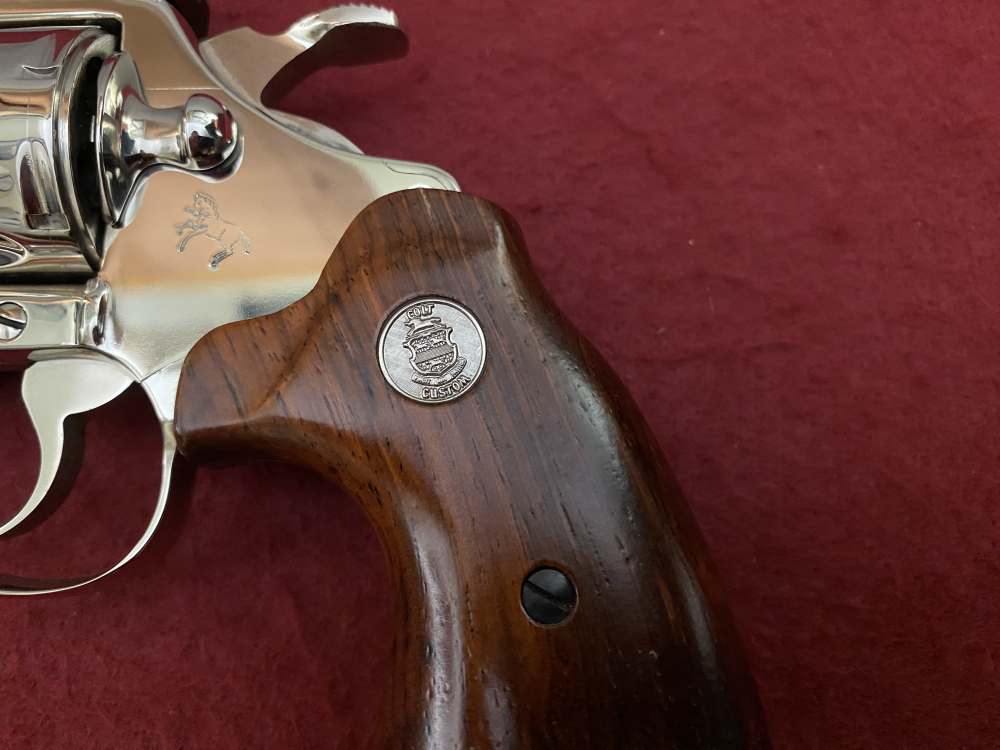 Ultra Rare Bank of Findlay Cased Set Nickel 6" Colt Python and Diamondback -img-40