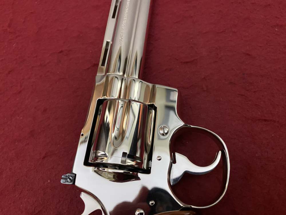 Ultra Rare Bank of Findlay Cased Set Nickel 6" Colt Python and Diamondback -img-121