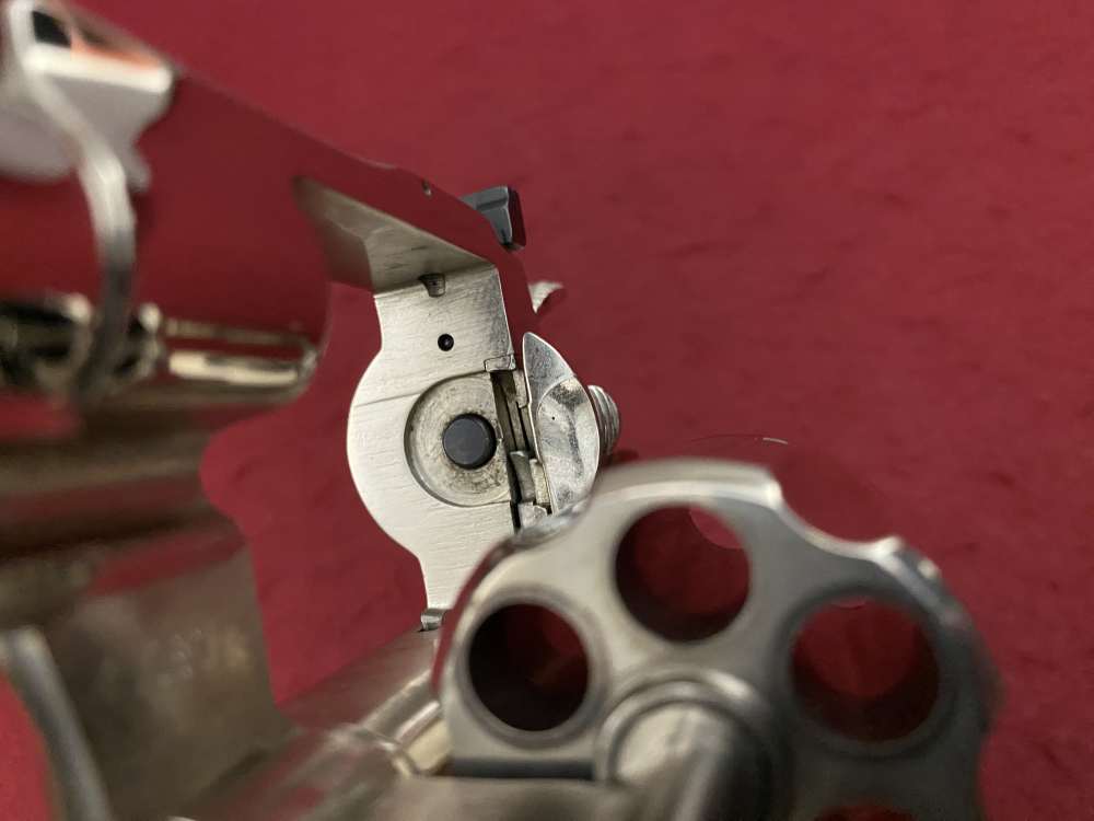 Ultra Rare Bank of Findlay Cased Set Nickel 6" Colt Python and Diamondback -img-170
