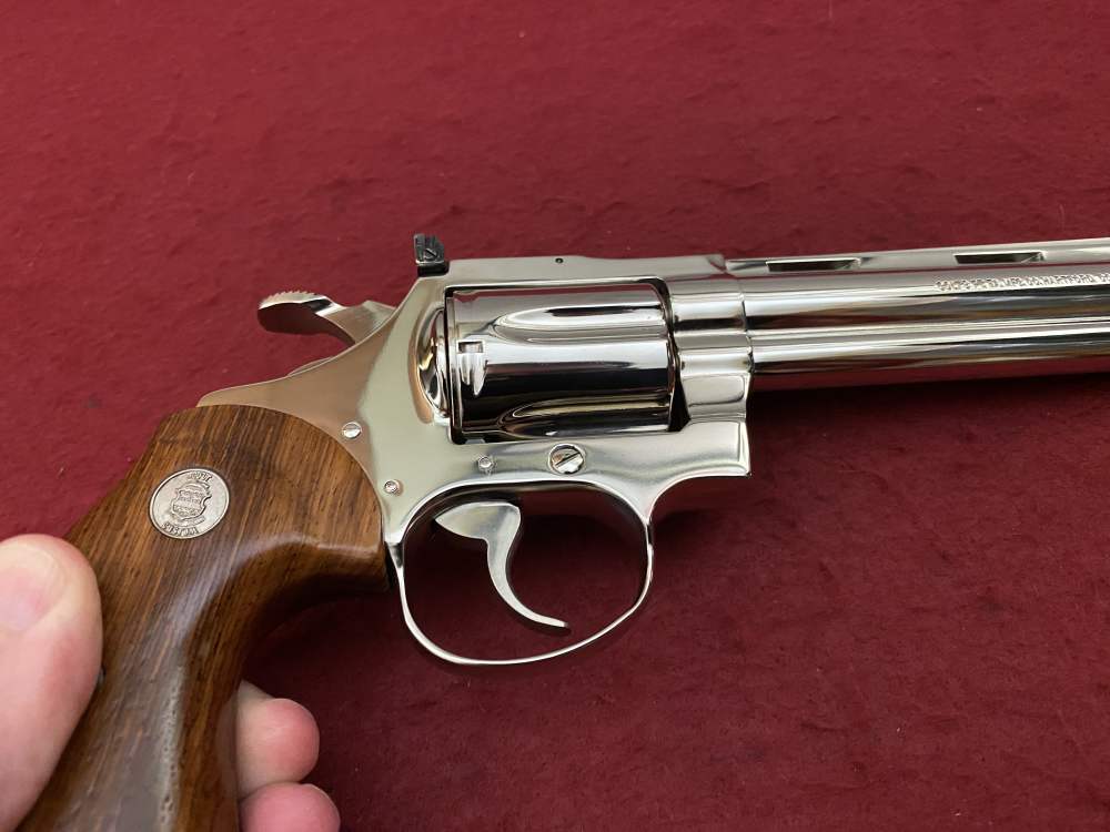 Ultra Rare Bank of Findlay Cased Set Nickel 6" Colt Python and Diamondback -img-29
