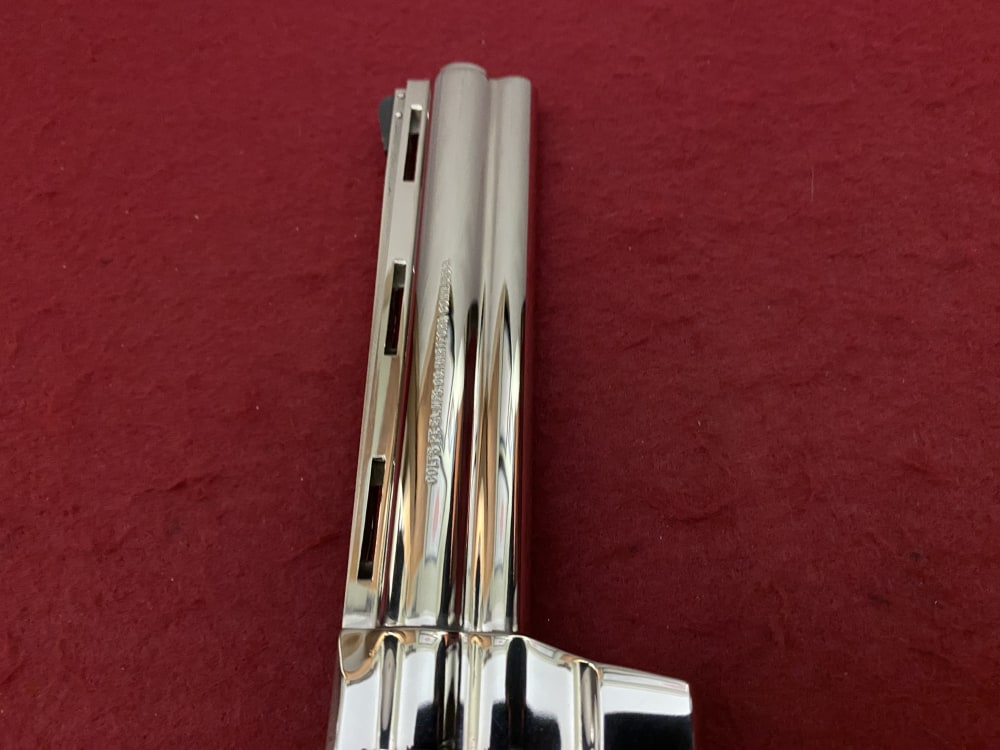 Ultra Rare Bank of Findlay Cased Set Nickel 6" Colt Python and Diamondback -img-122