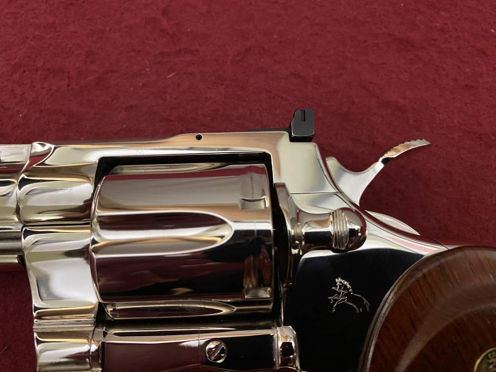 Ultra Rare Bank of Findlay Cased Set Nickel 6" Colt Python and Diamondback -img-140