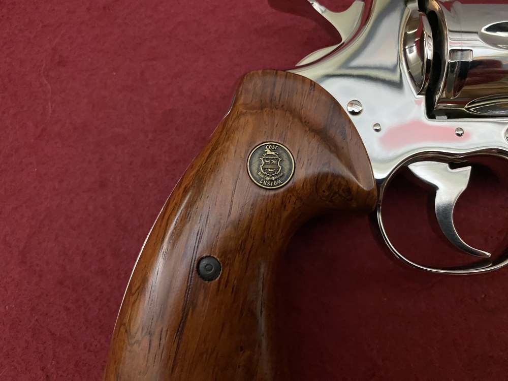 Ultra Rare Bank of Findlay Cased Set Nickel 6" Colt Python and Diamondback -img-101