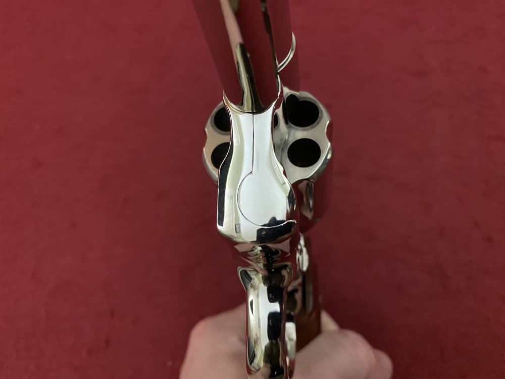 Ultra Rare Bank of Findlay Cased Set Nickel 6" Colt Python and Diamondback -img-154