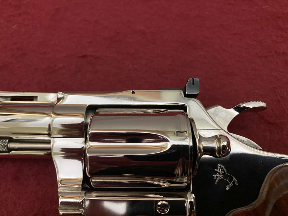 Ultra Rare Bank of Findlay Cased Set Nickel 6" Colt Python and Diamondback -img-48