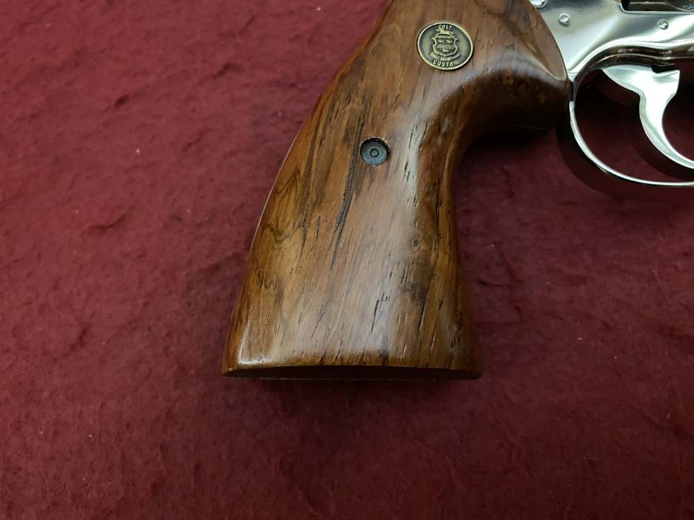 Ultra Rare Bank of Findlay Cased Set Nickel 6" Colt Python and Diamondback -img-96