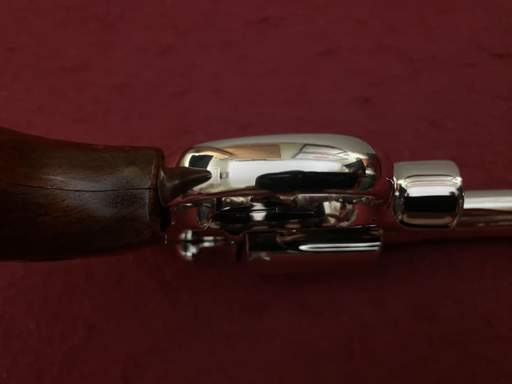 Ultra Rare Bank of Findlay Cased Set Nickel 6" Colt Python and Diamondback -img-152
