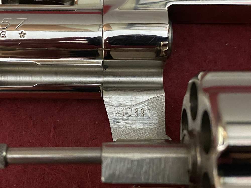 Ultra Rare Bank of Findlay Cased Set Nickel 6" Colt Python and Diamondback -img-173