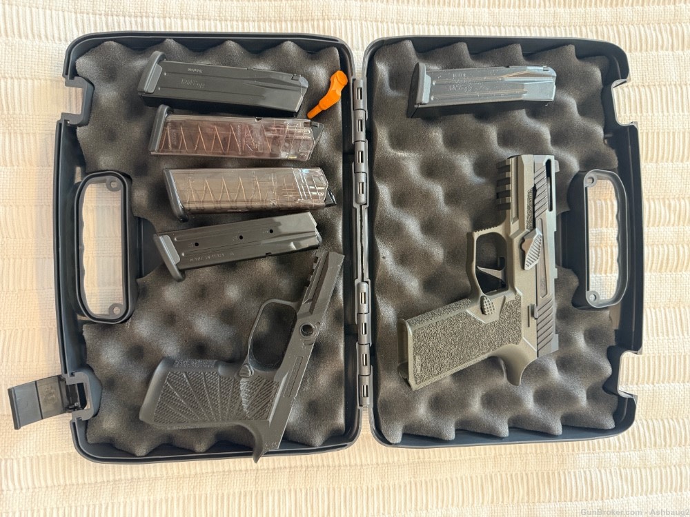 Sig P320 Carry, 9mm Aftermarket DPP optic slide with EXTRAS-img-8