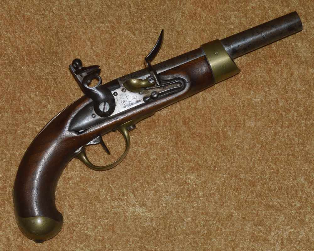 French AN XIII Flintlock Pistol-img-0