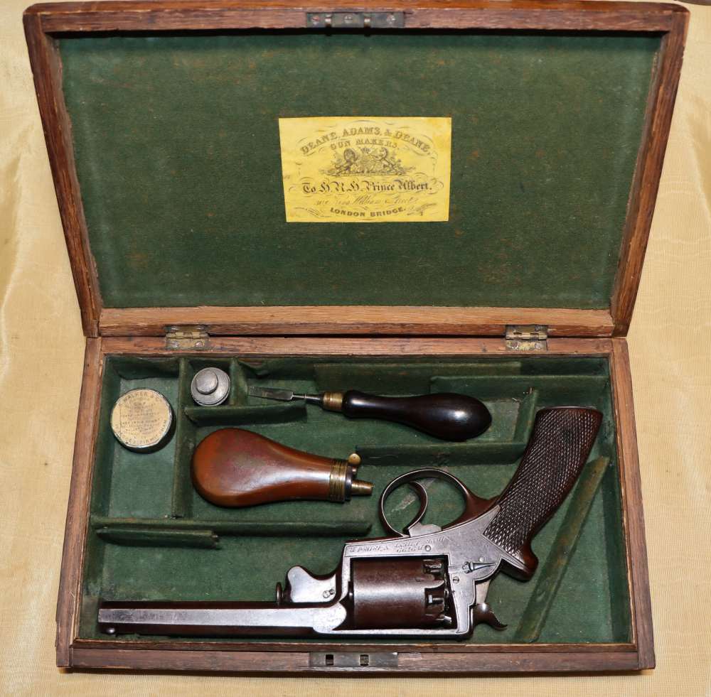 ID'd Cased Adams Model 1851 Revolver, Indian Mutiny Brit Army-img-90