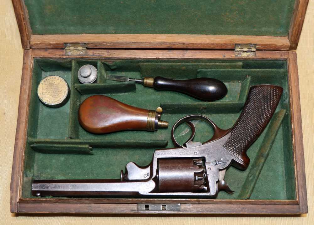 ID'd Cased Adams Model 1851 Revolver, Indian Mutiny Brit Army-img-89