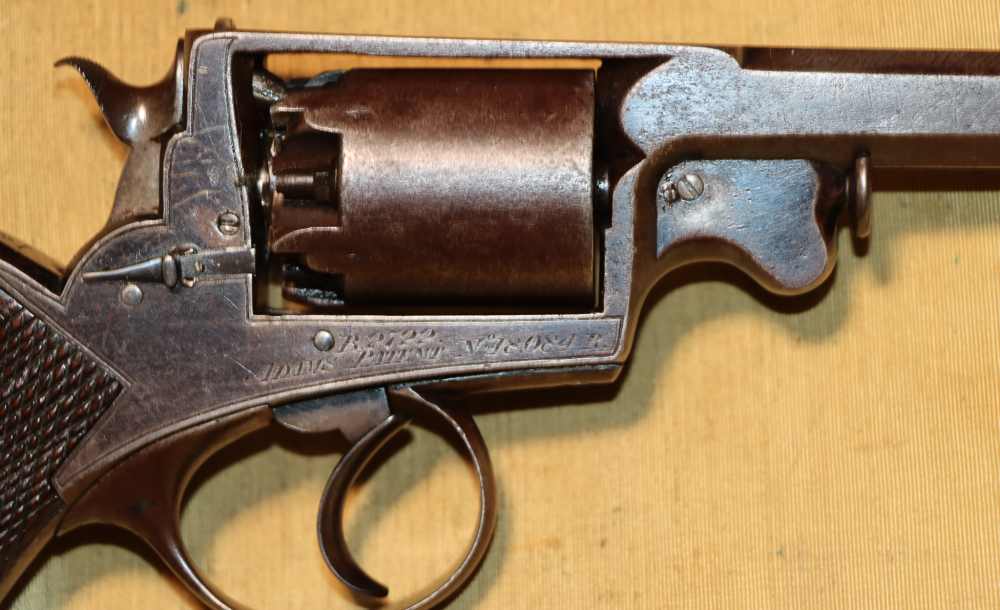 ID'd Cased Adams Model 1851 Revolver, Indian Mutiny Brit Army-img-70