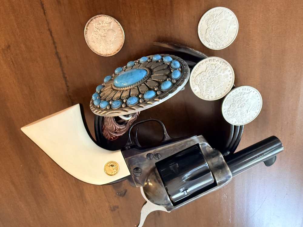 COLT CUSTOM SHOP SHERIFFS MODEL IN 45 LONG COLT - GENUINE IVORY GRIPS-img-5