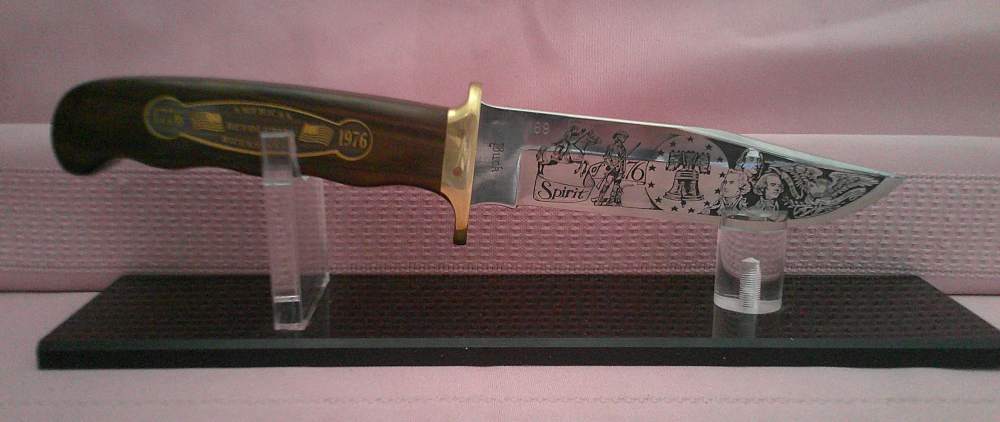USA 1976 Buck Spirit of ’76 Commemorative Aurum Etched #1169 Complete set!-img-6