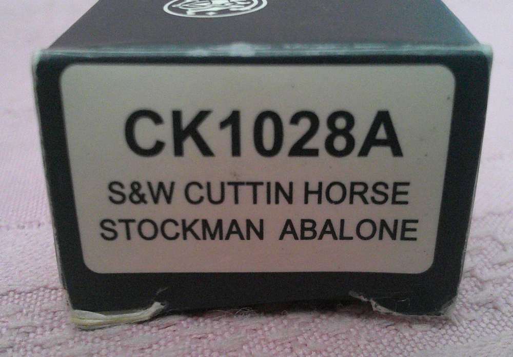 Rare Smith & Wesson  Cuttin Horse Abalone Handles 3 Blade Stockman Knife!-img-19