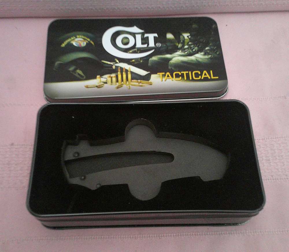 Rare Colt CT265 Tactical Series Knife With Pocket Clip Tin & Colt Sleeve!-img-11