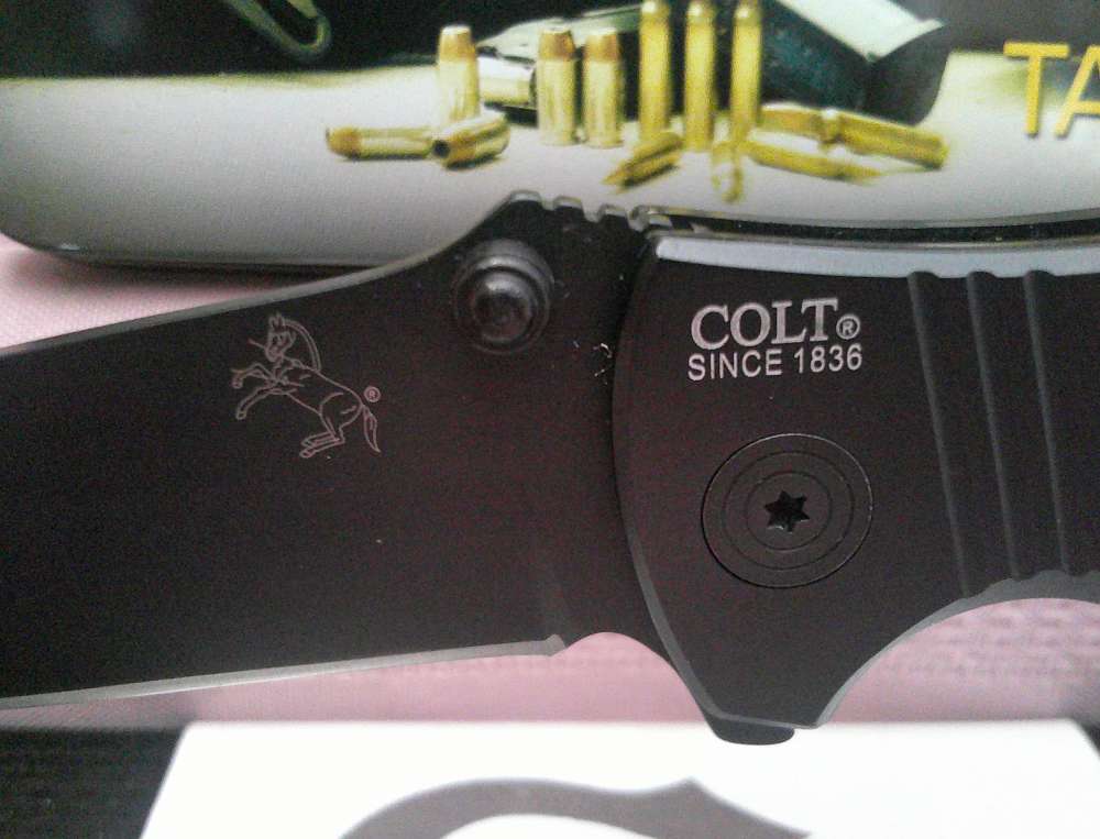 Rare Colt CT265 Tactical Series Knife With Pocket Clip Tin & Colt Sleeve!-img-15