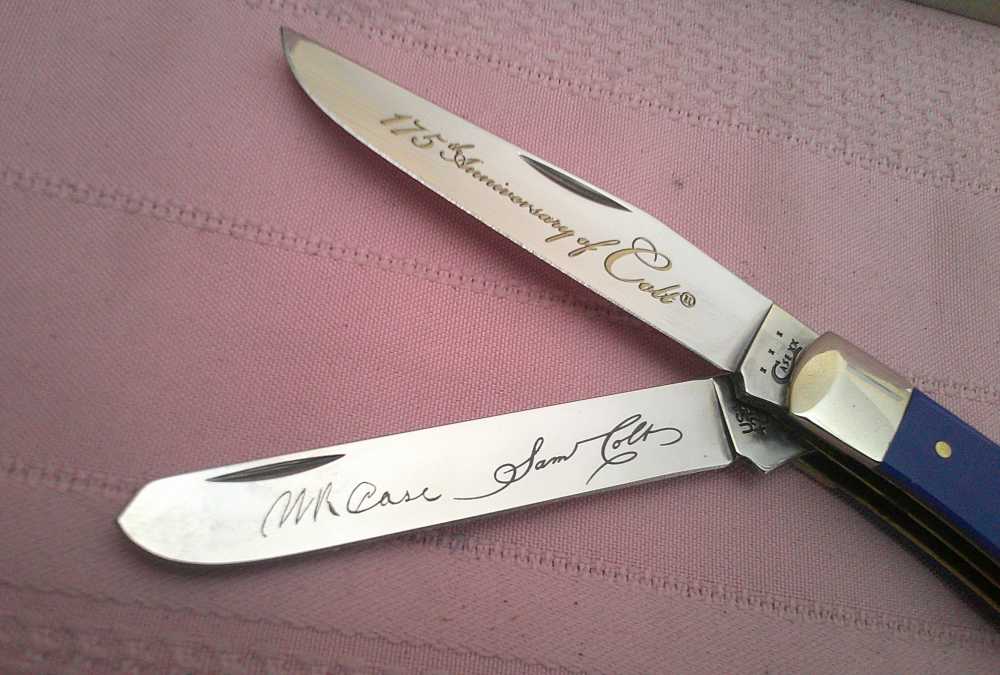 New Case XX Colt CA47474 175th Anniversary Trapper knife USA MFG 2011 Only!-img-12