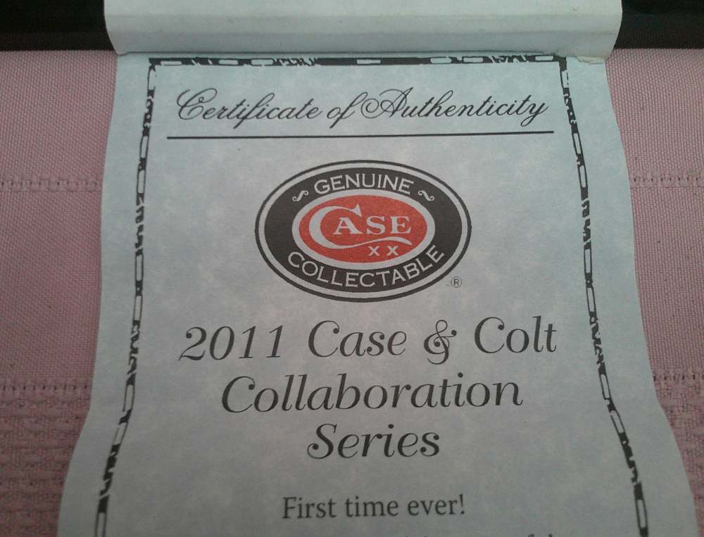 New Case XX Colt CA47474 175th Anniversary Trapper knife USA MFG 2011 Only!-img-19