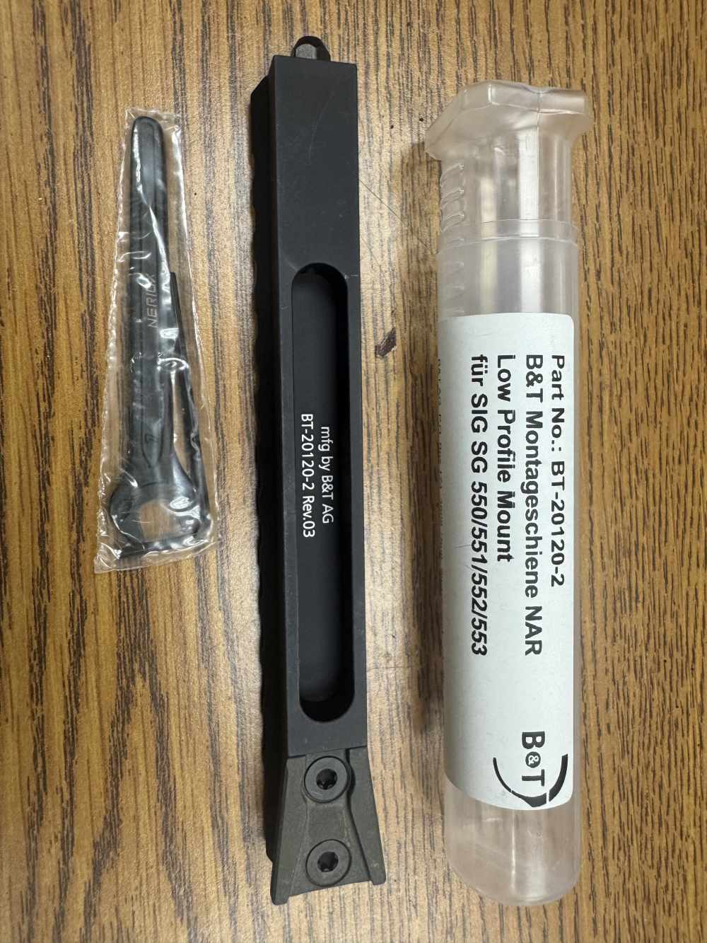 SIG 550 551 552 553 B&T PICATINNY LOW PROFILE SCOPE MOUNT  RAIL BT-20120-2-img-1