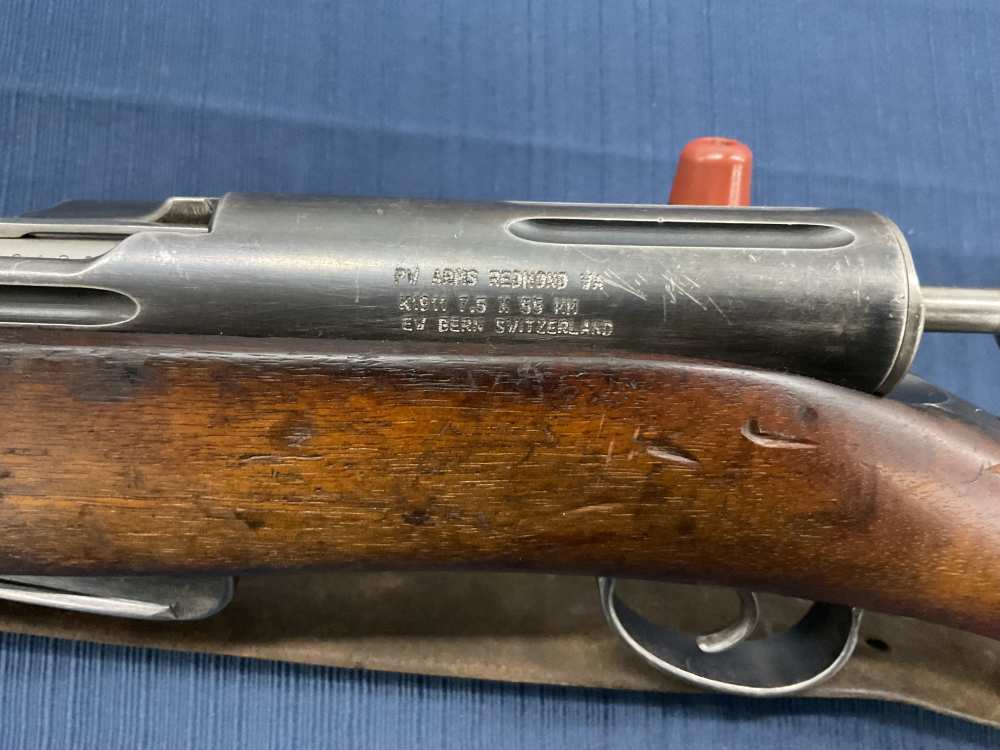 Swiss Model 1911 Long Rifle 7.5X55 Shiny Bore Made 1915 C&R-img-24